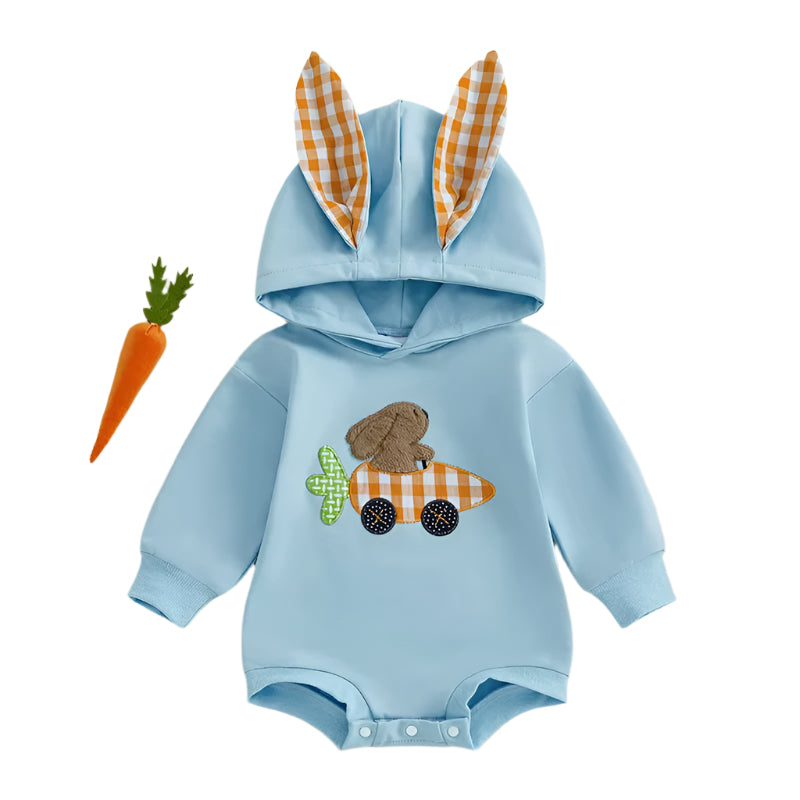 Baby Boy's First Easter Bunny Romper - Long Sleeve