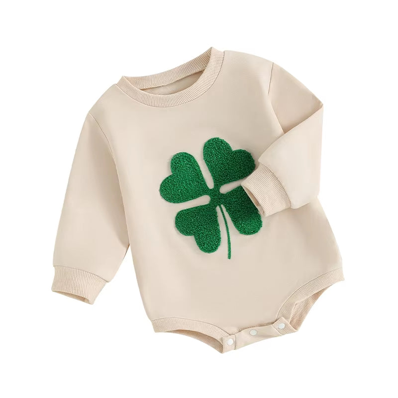 Four Leaf Clover Bubble Romper