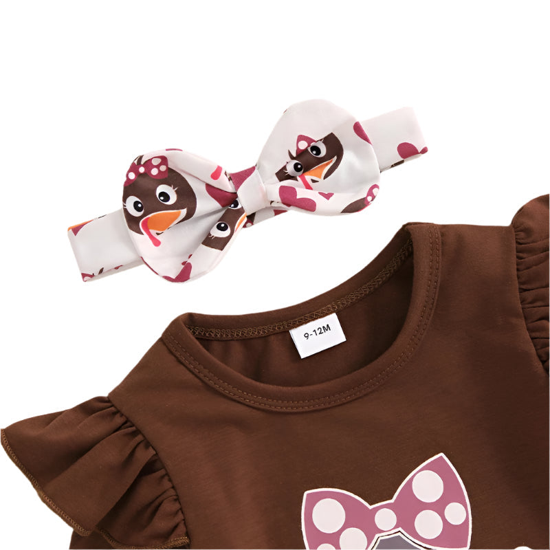Baby Girl Cute Thanksgiving Outfit