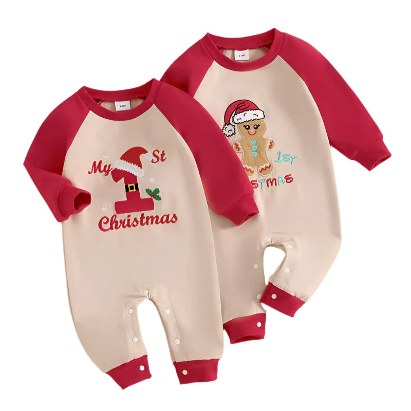Unisex Christmas Sweatshirt Romper