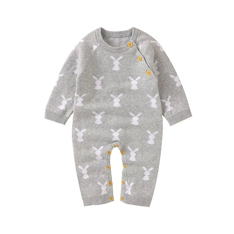 Cotton Knitted Easter Rabbit Onesie