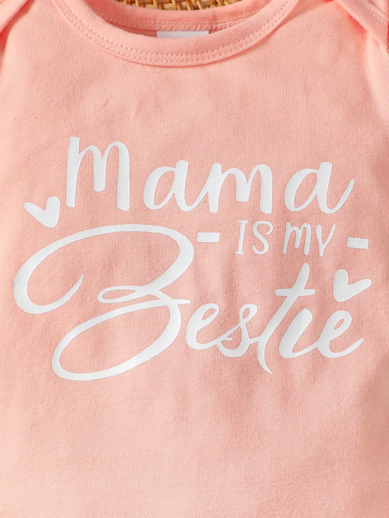 Adorable Mama is my Bestie Mother's Day Outfit with Headband