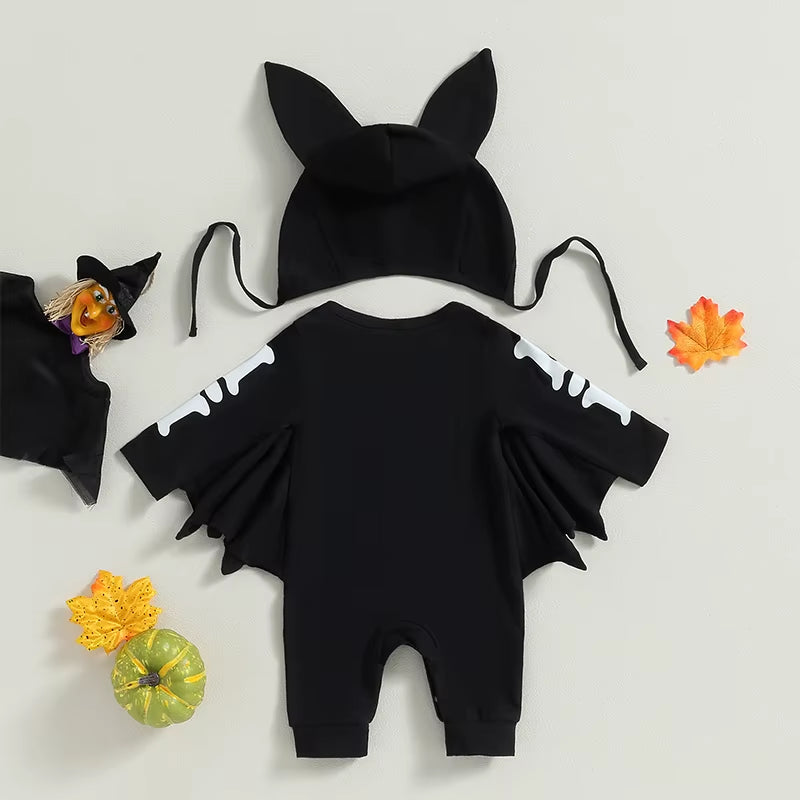 Batty Baby Halloween Costume with Hat