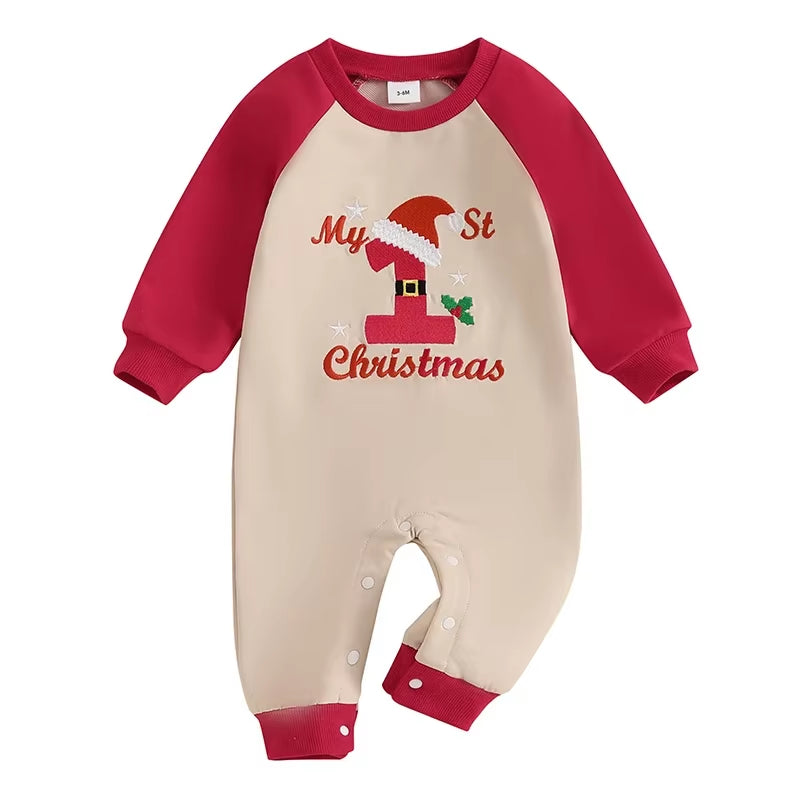 Unisex Christmas Sweatshirt Romper