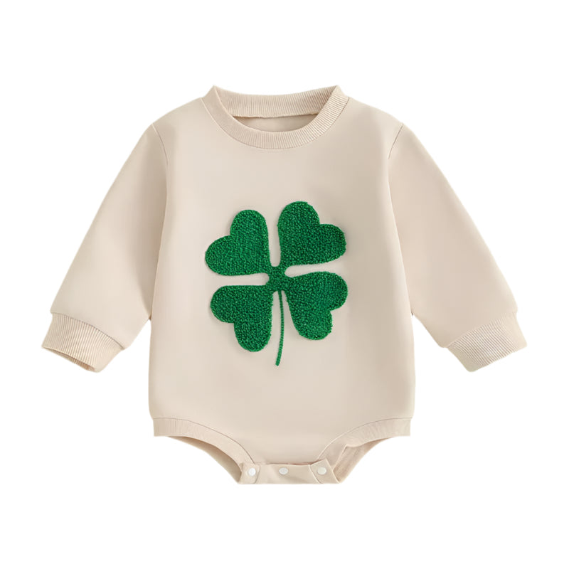 Four Leaf Clover Bubble Romper