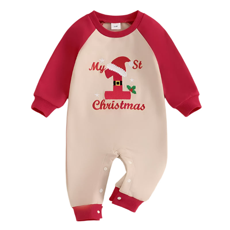 Unisex Christmas Sweatshirt Romper