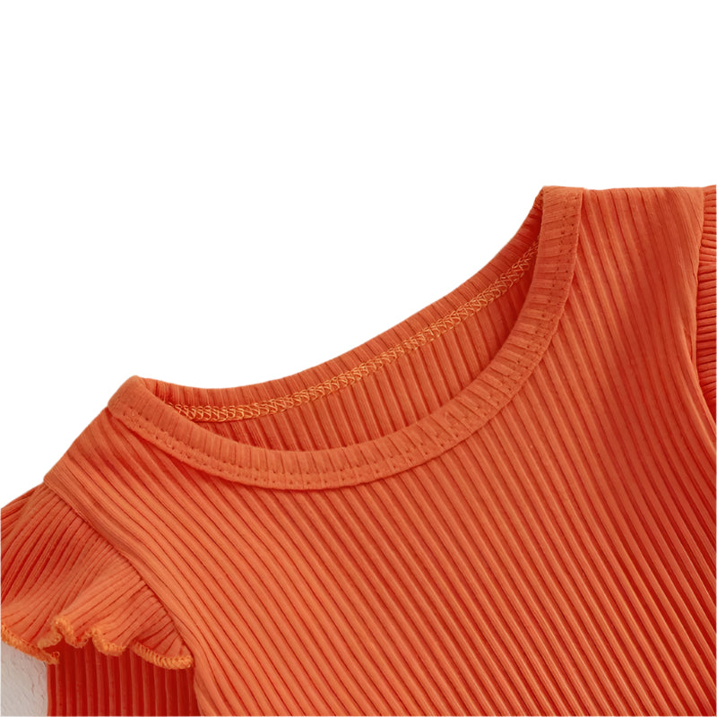 Stylish 2-Piece Baby Girls Fall Dress - Baby's First. Halloween or Thanksgiving