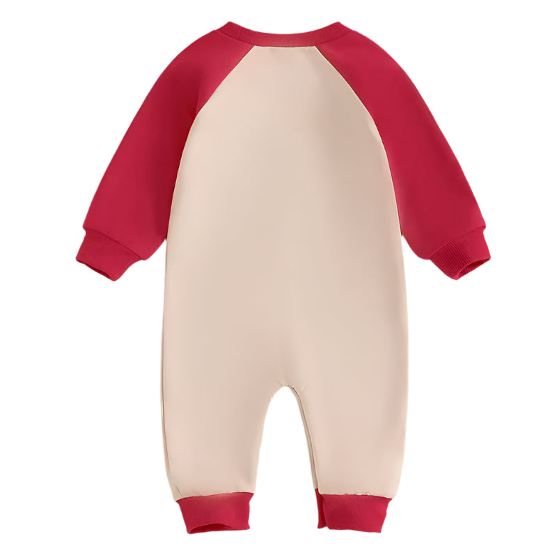 Unisex Christmas Sweatshirt Romper 