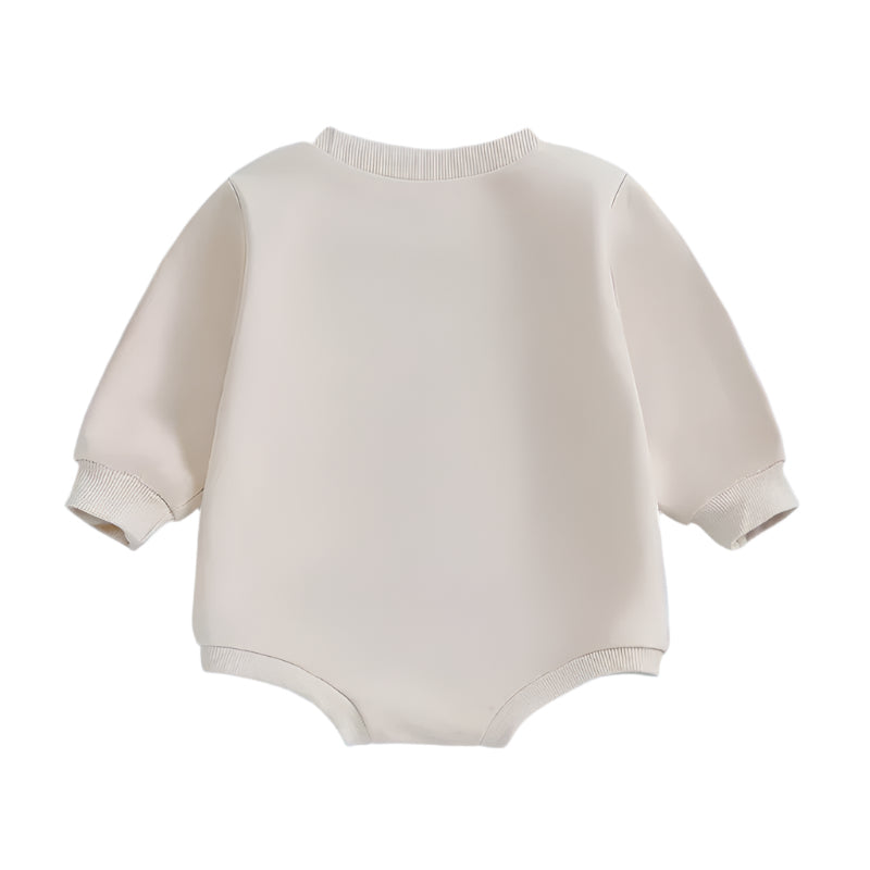 Baby's First Thanksgiving Sweatshirt with Turkey Embroidery