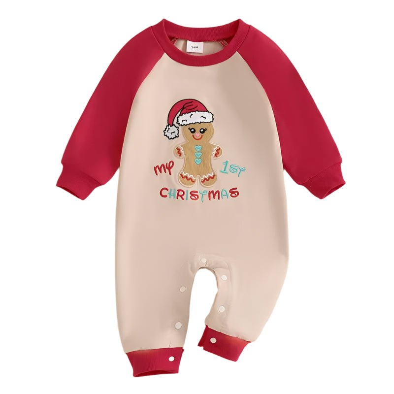 Unisex Christmas Sweatshirt Romper 